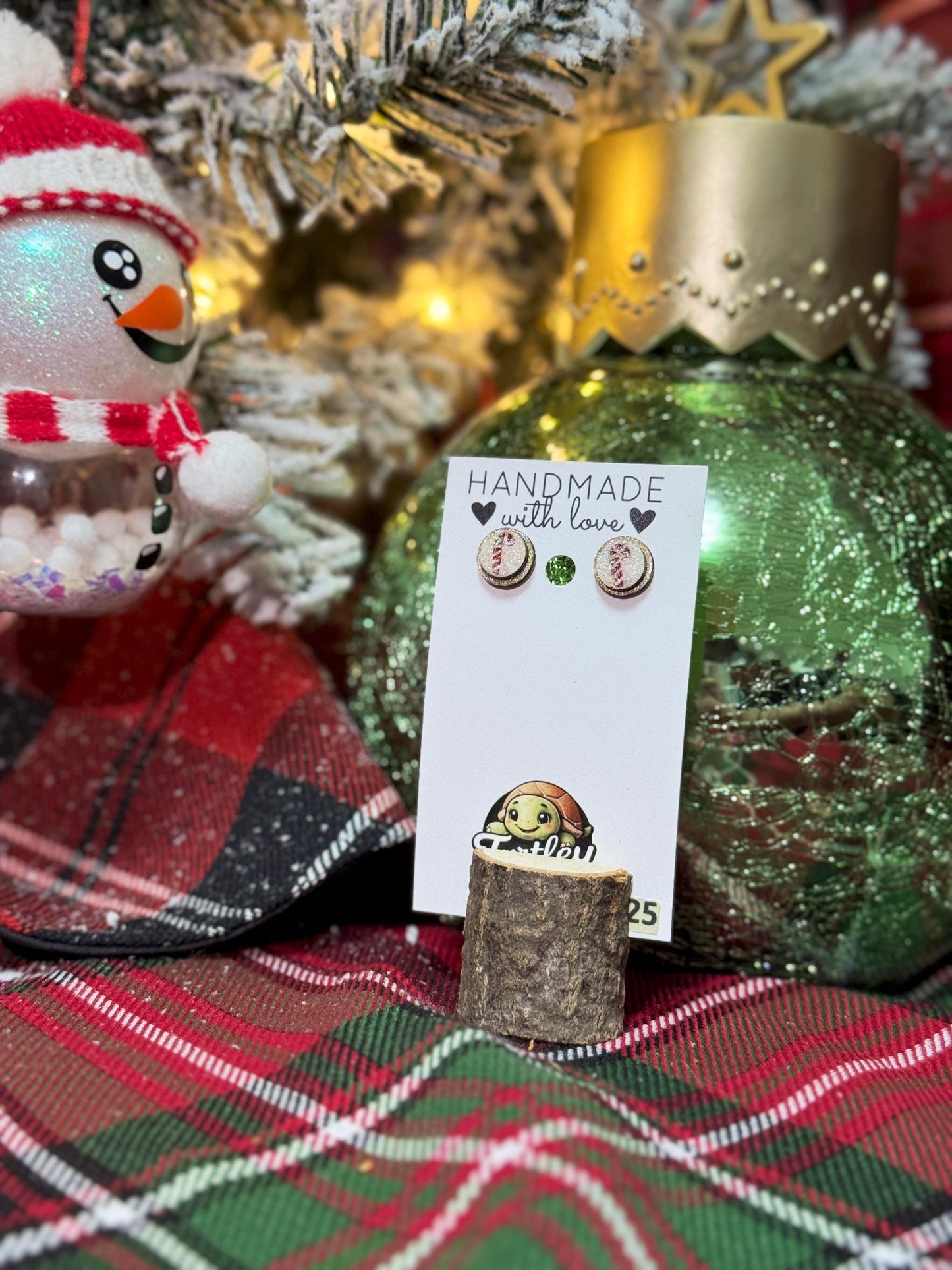 Handmade Christmas Tree Earrings: Festive Holiday Jewelry