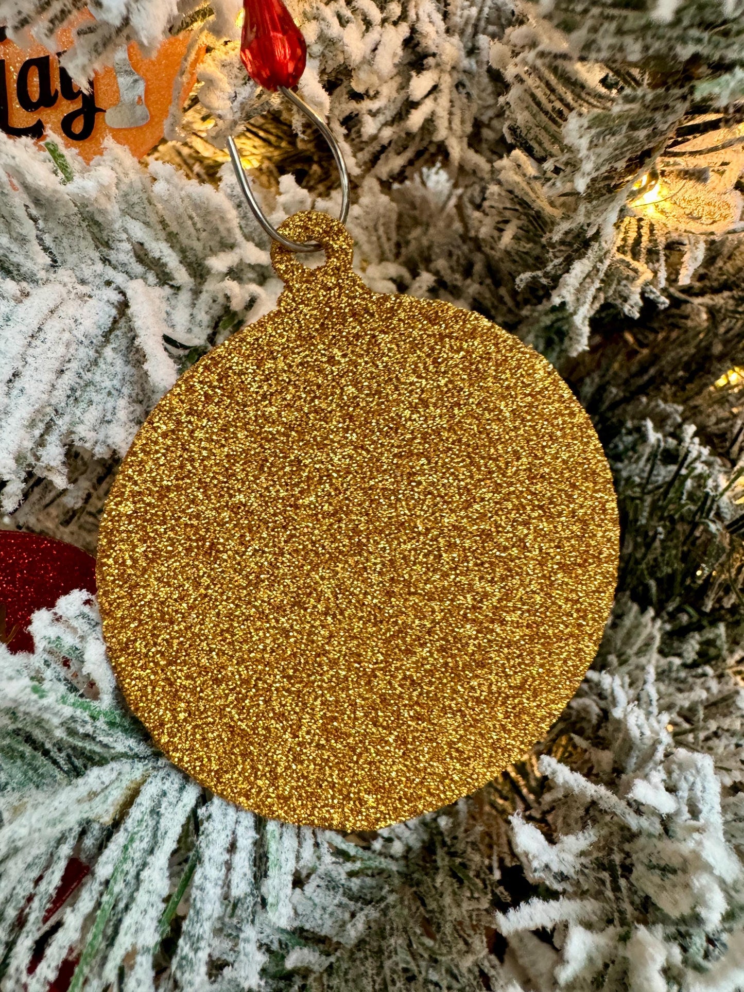 It's a Beaut, Clark' Christmas Lights Ornament - Festive Movie Quote, Glittery Decoration
