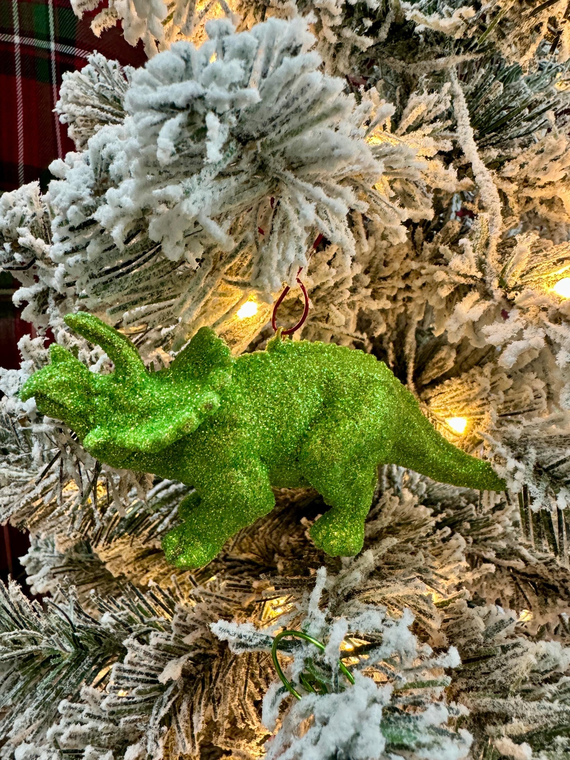 Sparkling Dinosaur Ornaments – Choice of Brachiosaurus, T-Rex, & More!