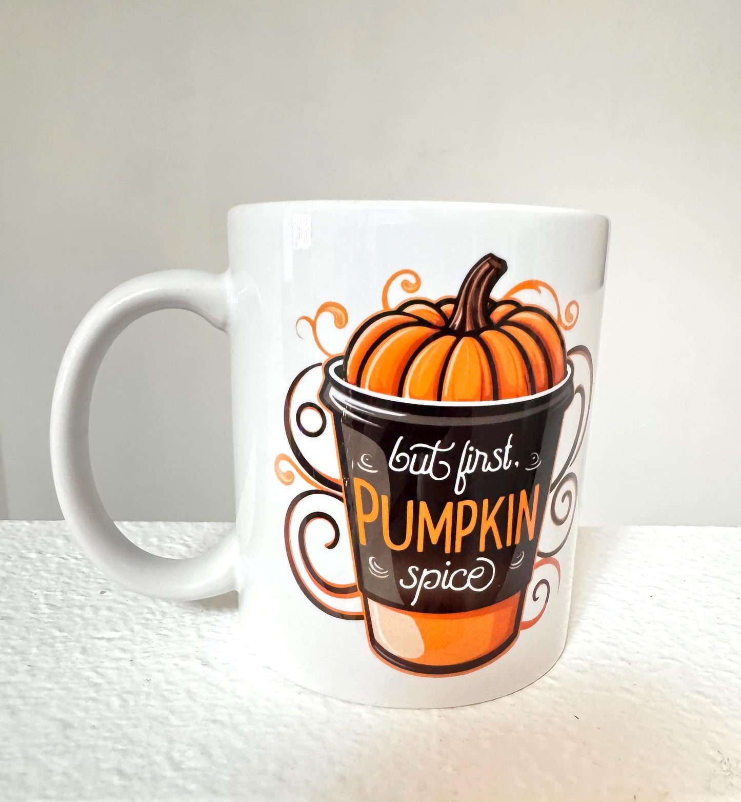 Pumpkin Spice Coffee Mug: Double-Sided Autumn Design