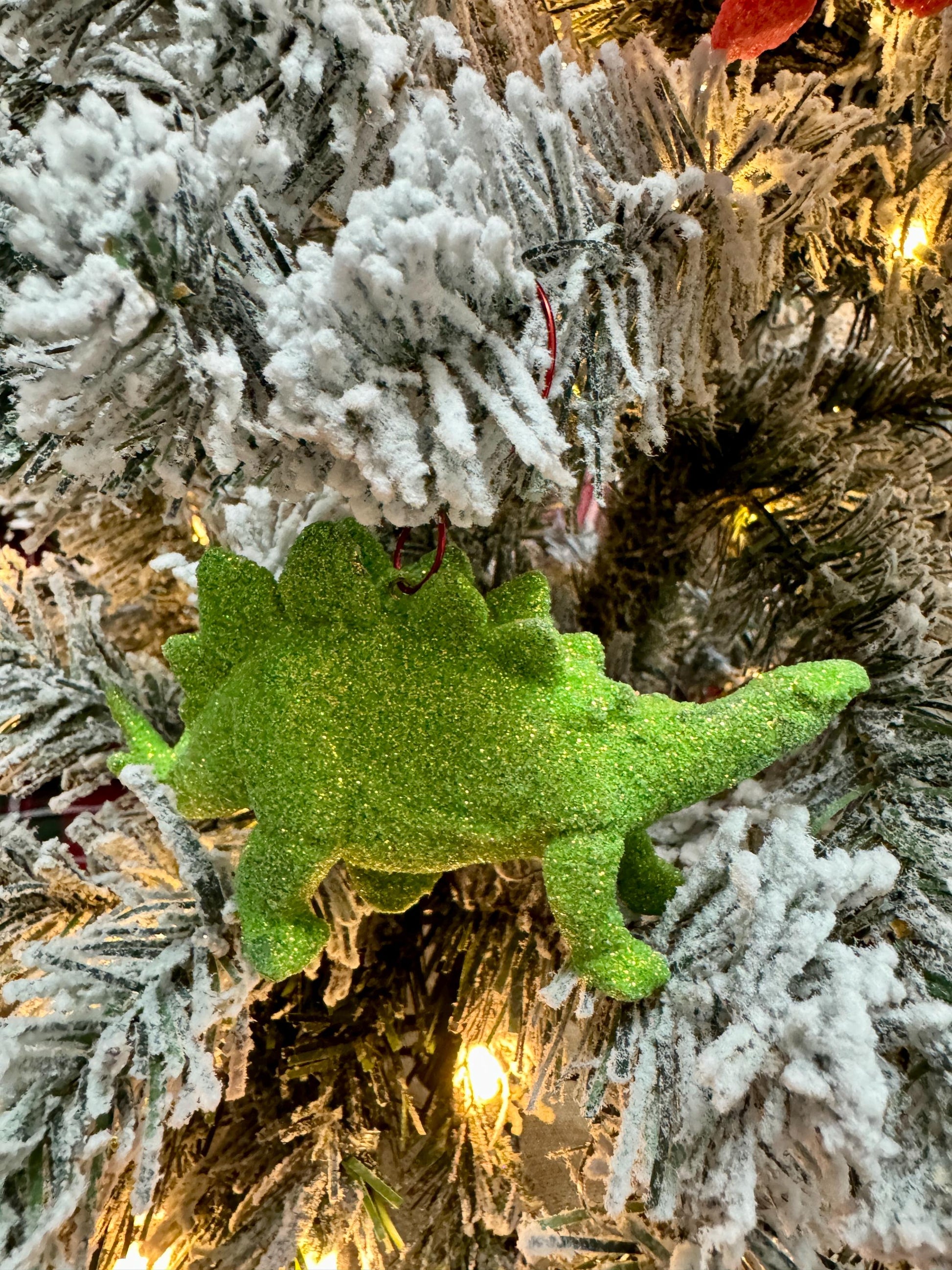 Sparkling Dinosaur Ornaments – Choice of Brachiosaurus, T-Rex, & More!