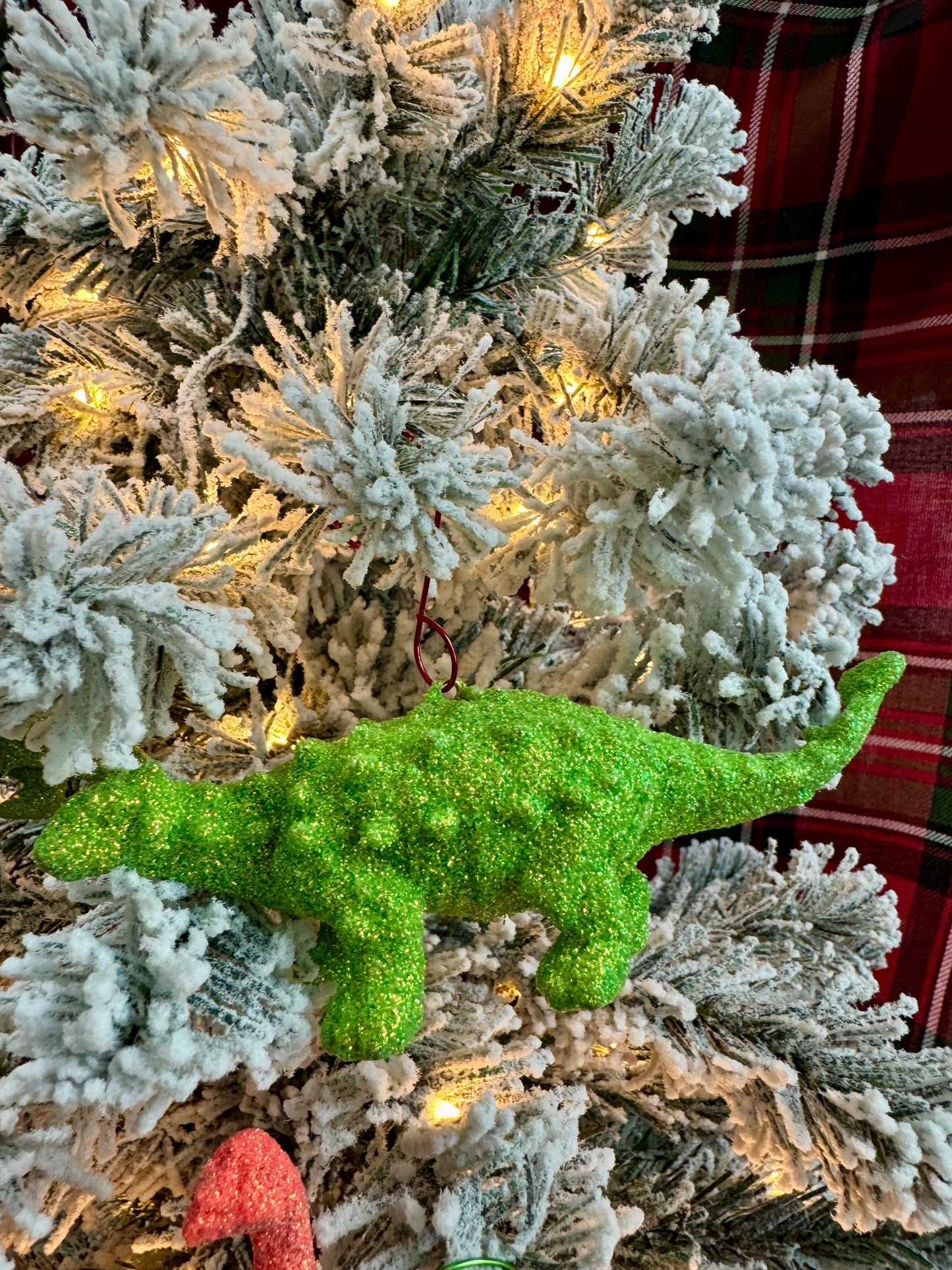 Sparkling Dinosaur Ornaments – Choice of Brachiosaurus, T-Rex, & More!