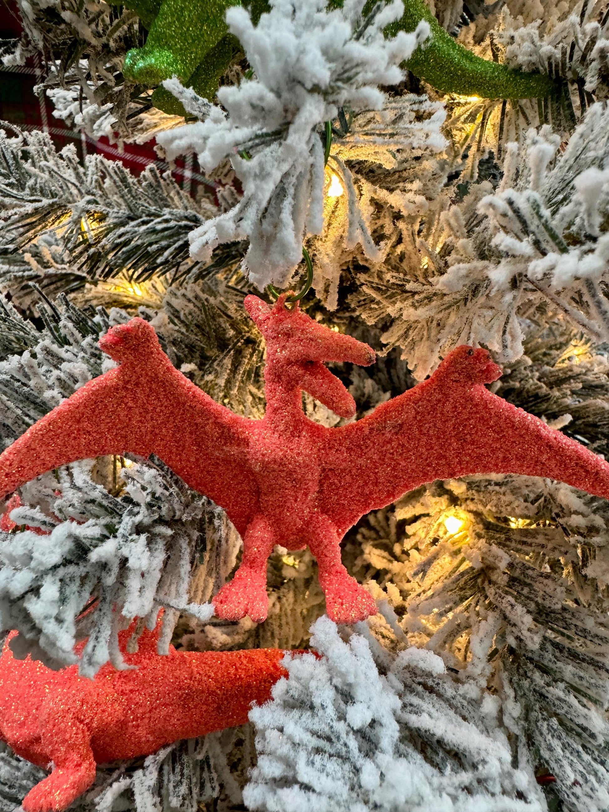 Sparkling Dinosaur Ornaments – Choice of Brachiosaurus, T-Rex, & More!