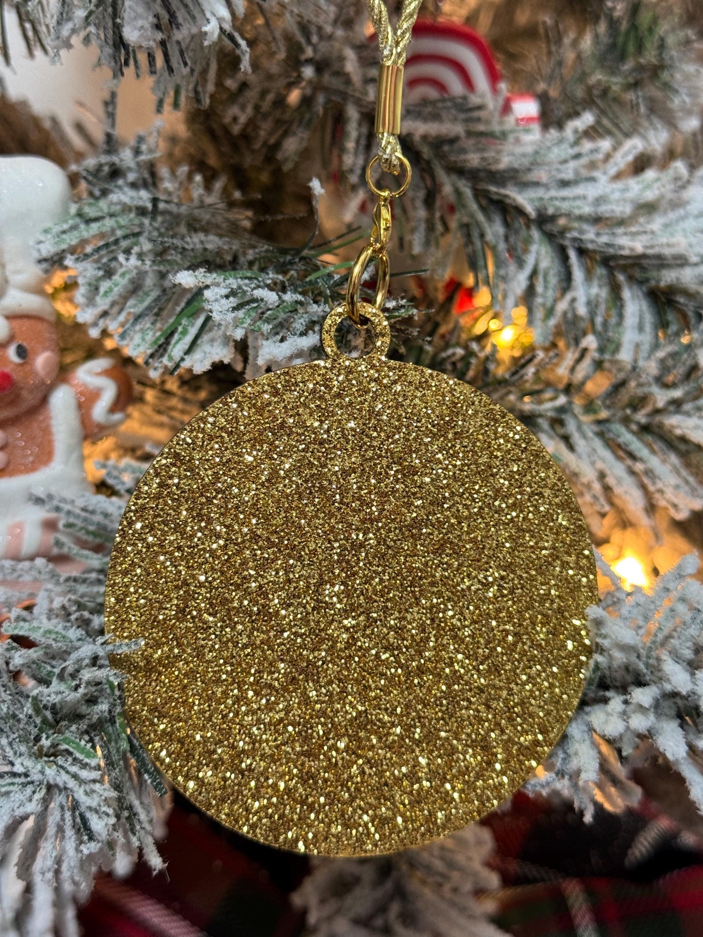 Handmade 'I Do All the Spending, Santa Gets All the Credit' Christmas Ornament - Funny Wallet Design