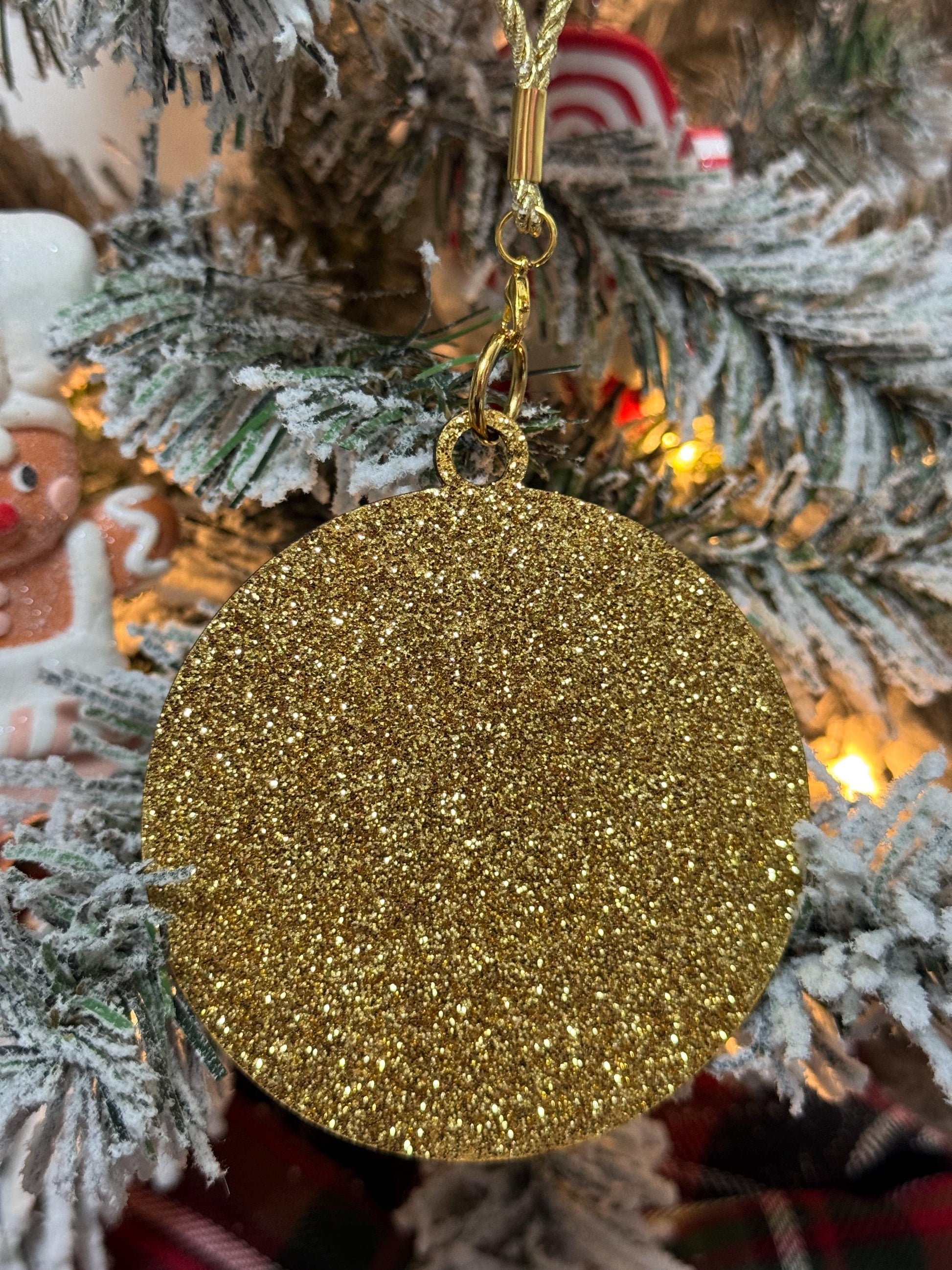 Handmade 'I Do All the Spending, Santa Gets All the Credit' Christmas Ornament - Funny Wallet Design