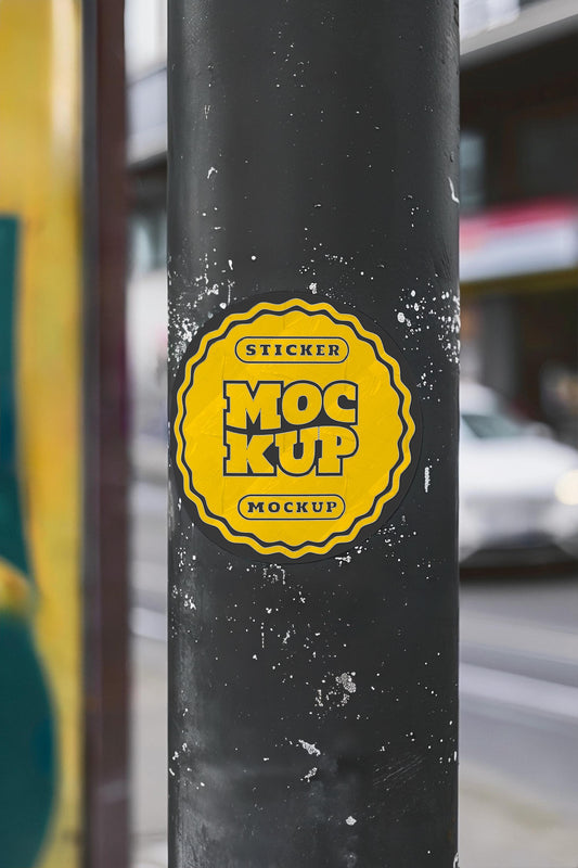 Custom Logo Sticker Decal: Waterproof Vinyl or Printed Business Branding